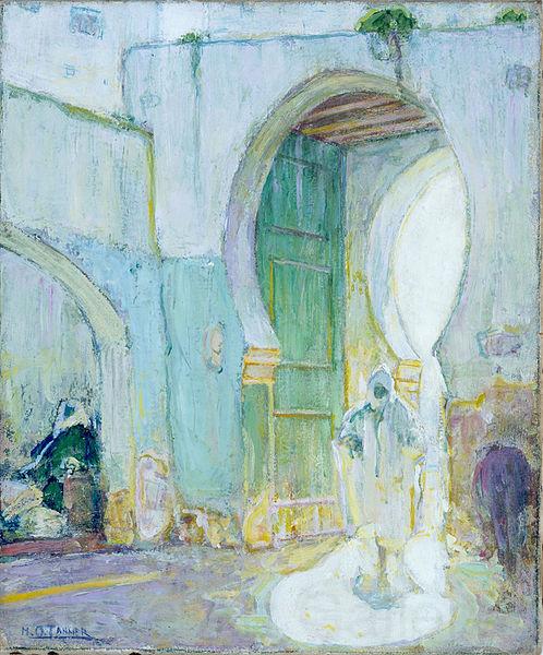Henry Ossawa Tanner Gateway, Tangier Norge oil painting art